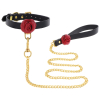 collier et laisse wild roses