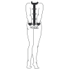 collier et menottes restraint set simili 2
