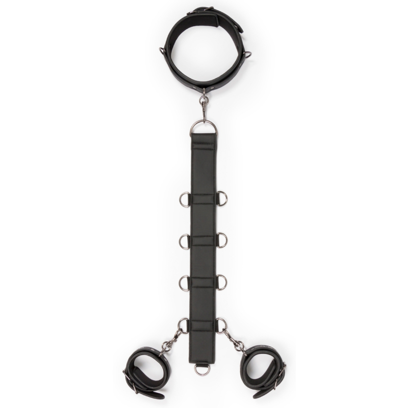 collier et menottes restraint set simili 3
