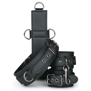 collier et menottes restraint set simili