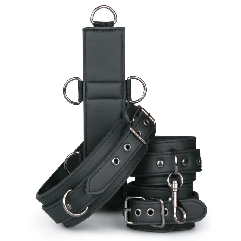 collier et menottes restraint set simili