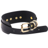 collier fantaisie golden heart noir 1