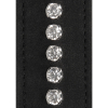 collier laisse a strass diamond studded noir 6