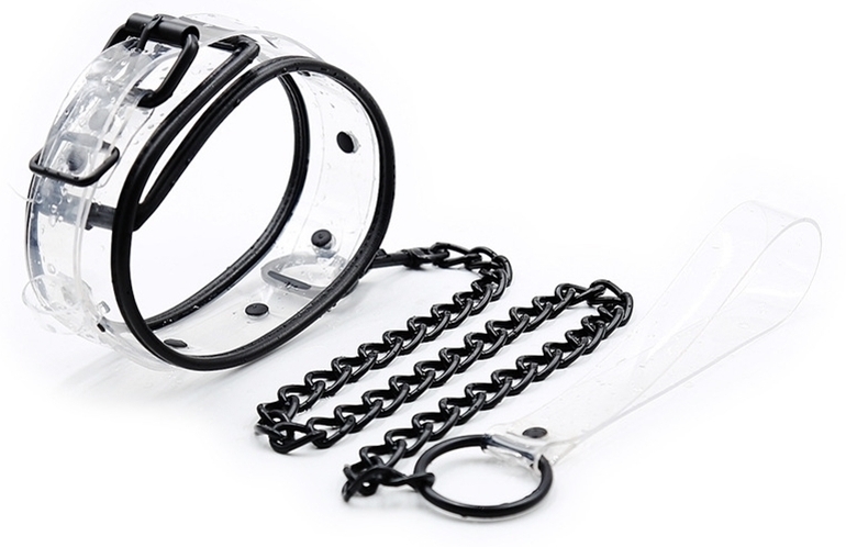 collier laisse aquax transparent
