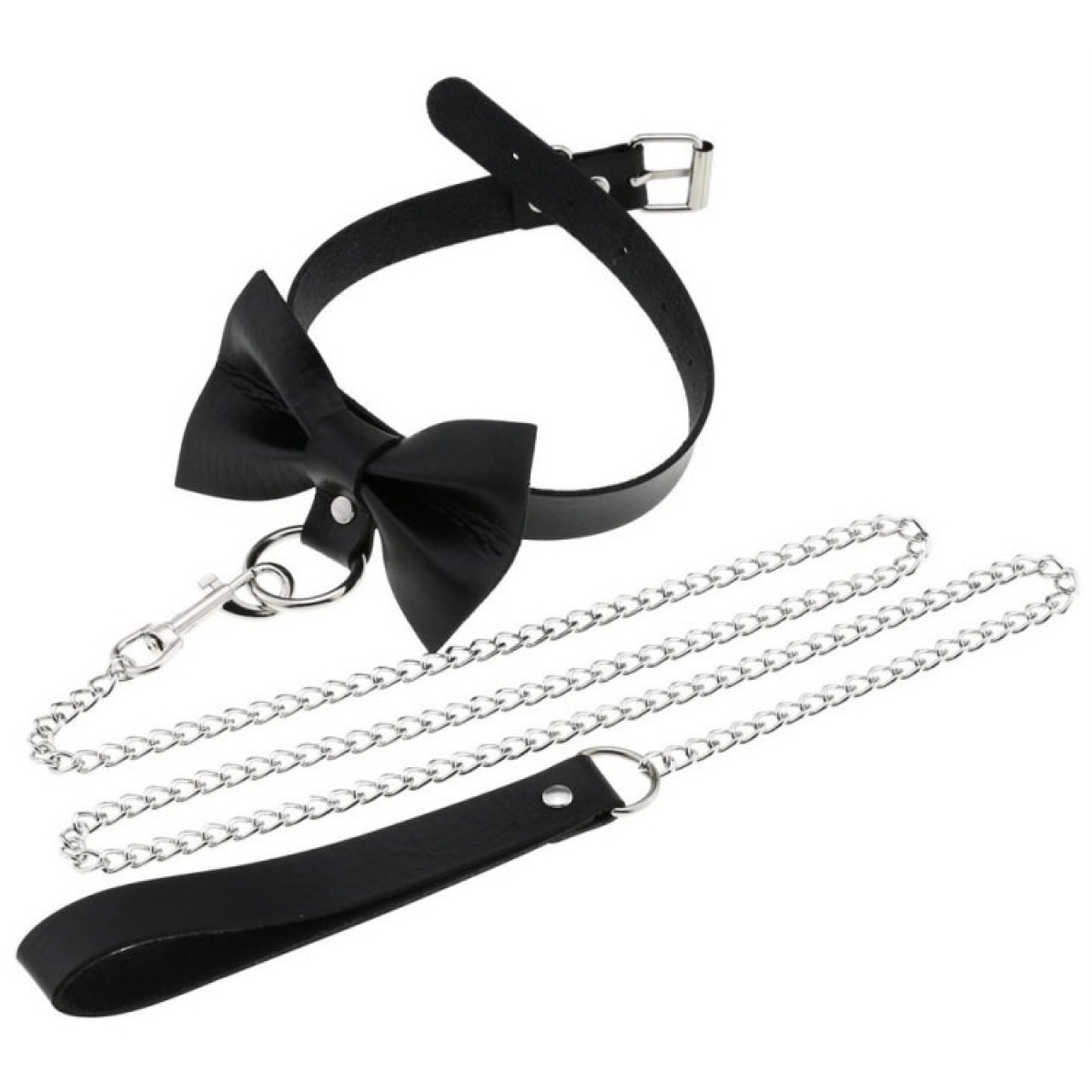 collier laisse bowy slave noir 1