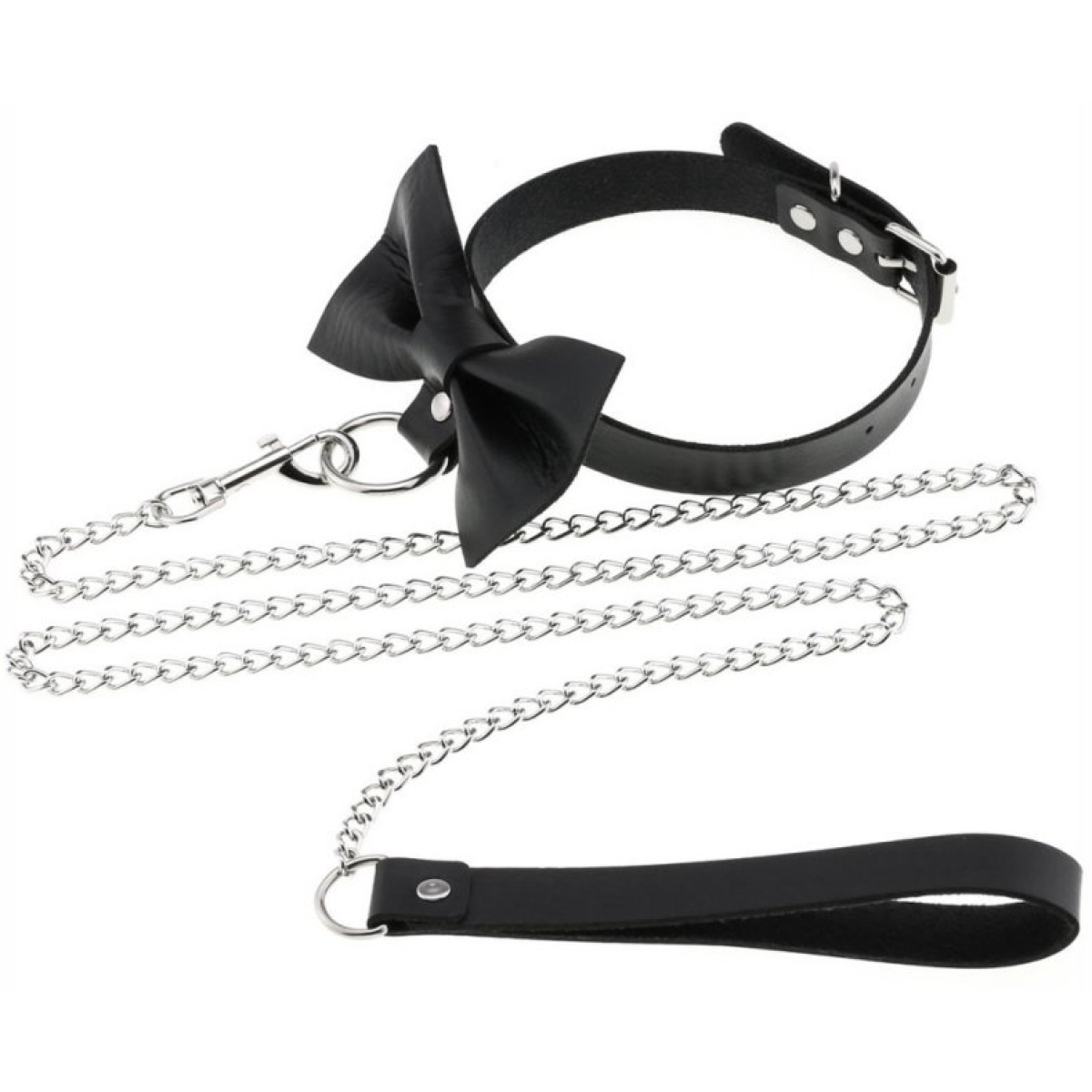 collier laisse bowy slave noir