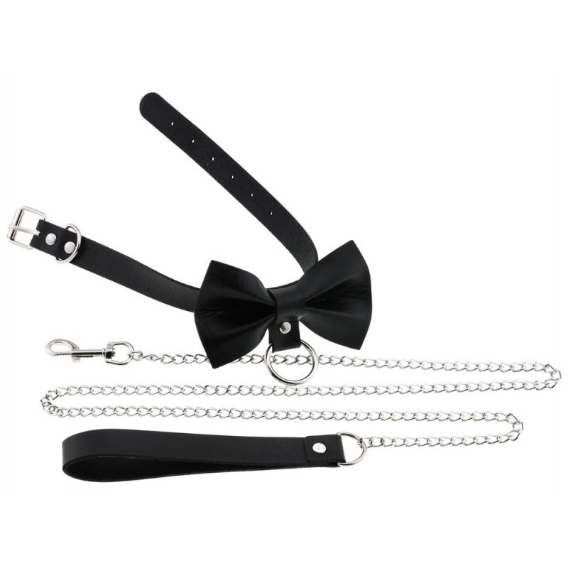 collier laisse bowy slave noir 2
