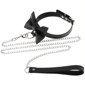 collier laisse bowy slave noir