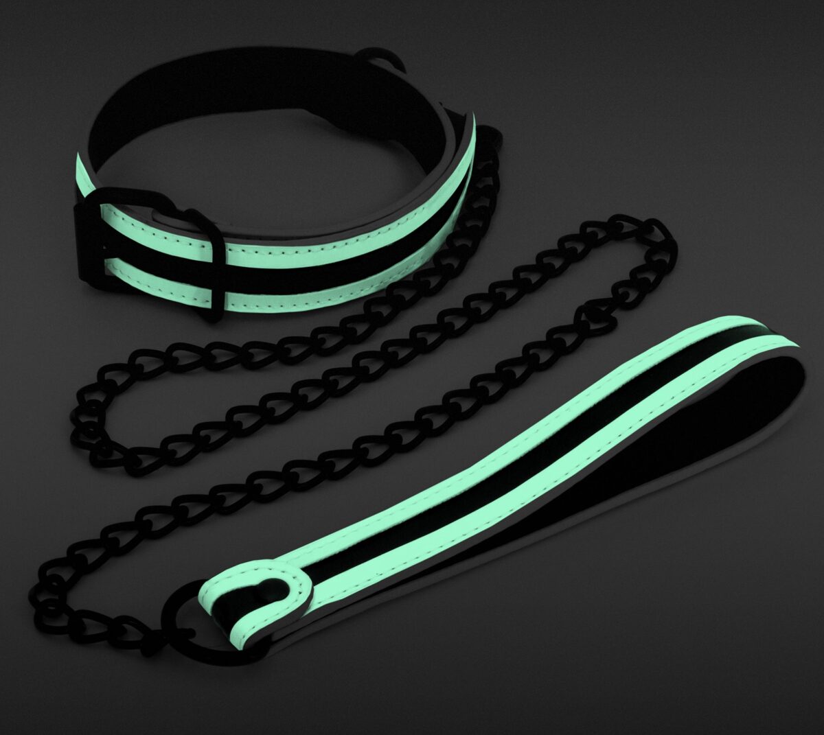 collier laisse fluorescente glo 75cm