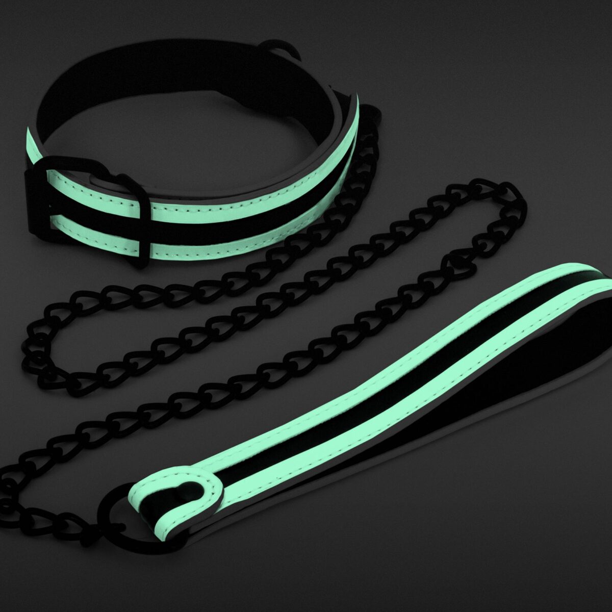 collier laisse fluorescente glo 75cm