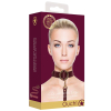 collier laisse halo col rouge 1