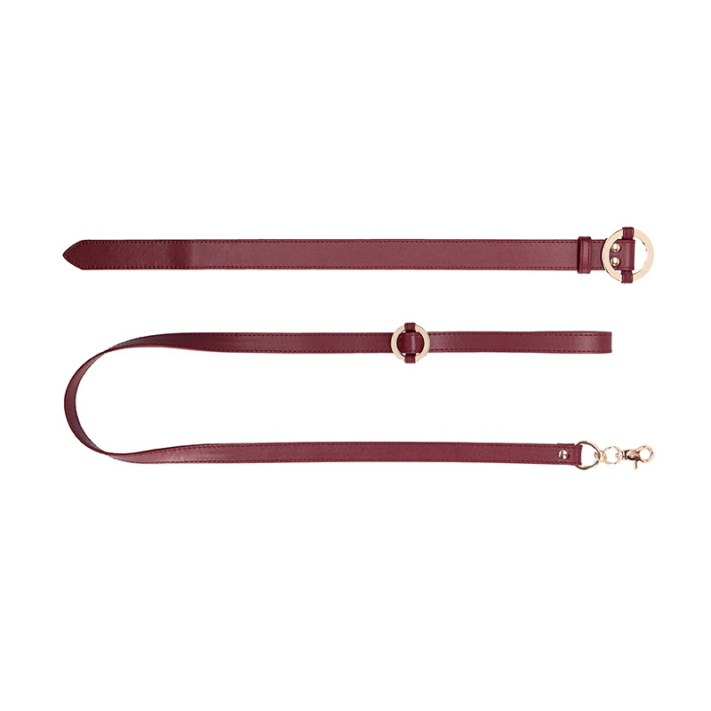 collier laisse halo col rouge 2
