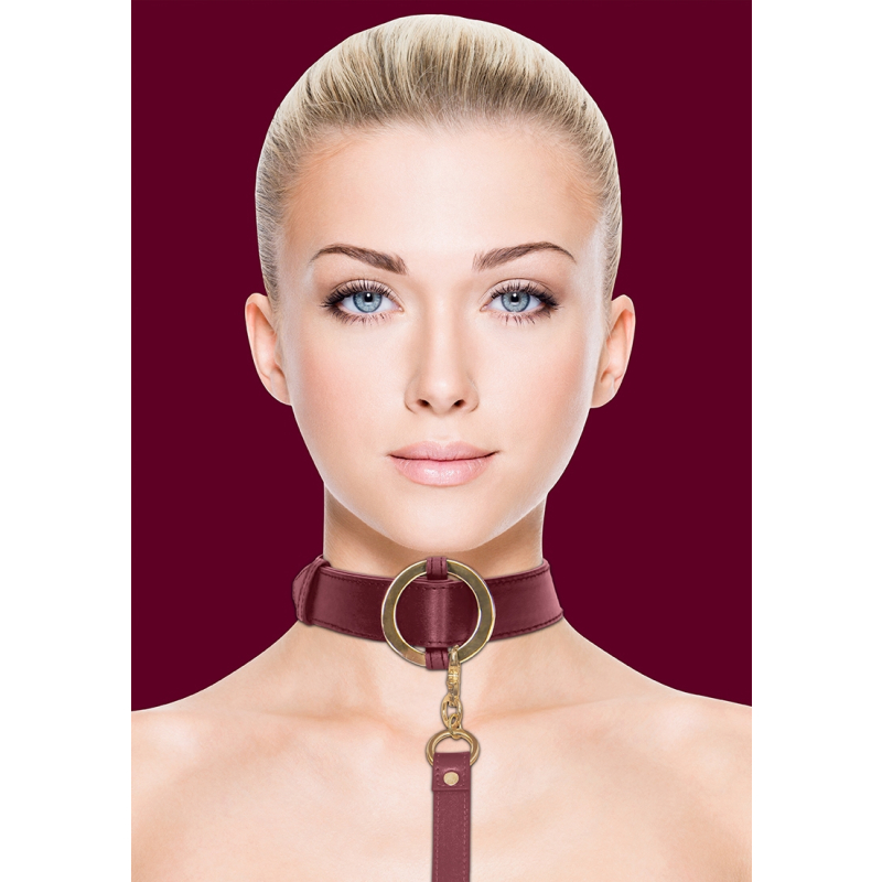 collier laisse halo col rouge 4