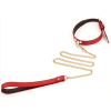 collier laisse master me rouge