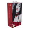 collier laisse milan noir et rouge 1