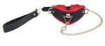 collier laisse milan noir et rouge