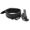 collier laisse noir 1