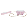 collier laisse paris rose