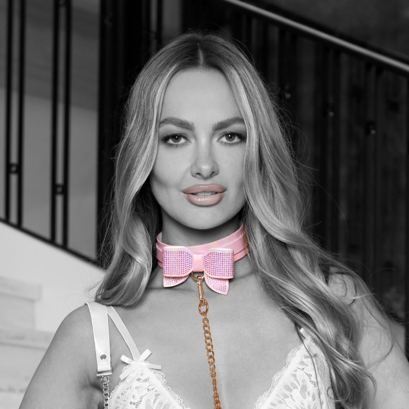 collier laisse paris rose 4