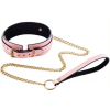 collier laisse phosphorescent luminous rose