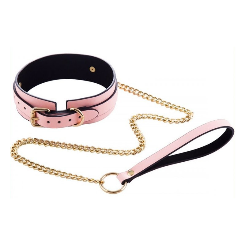 collier laisse phosphorescent luminous rose