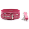collier laisse pin lock fuchsia