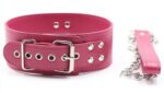 collier laisse pin lock fuchsia