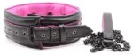 collier laisse rose