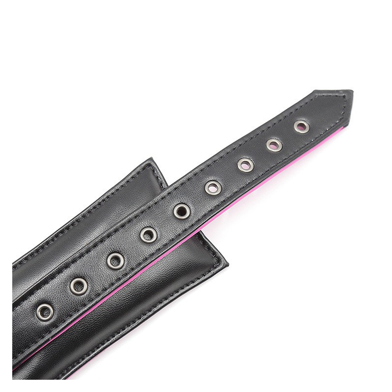 collier laisse rose 7