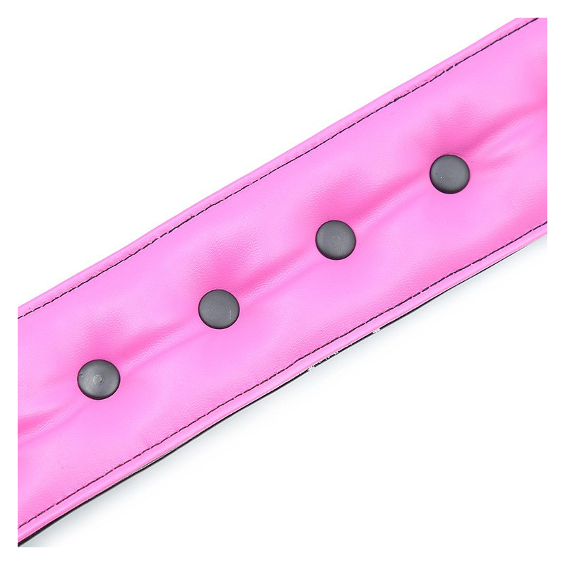 collier laisse rose 8