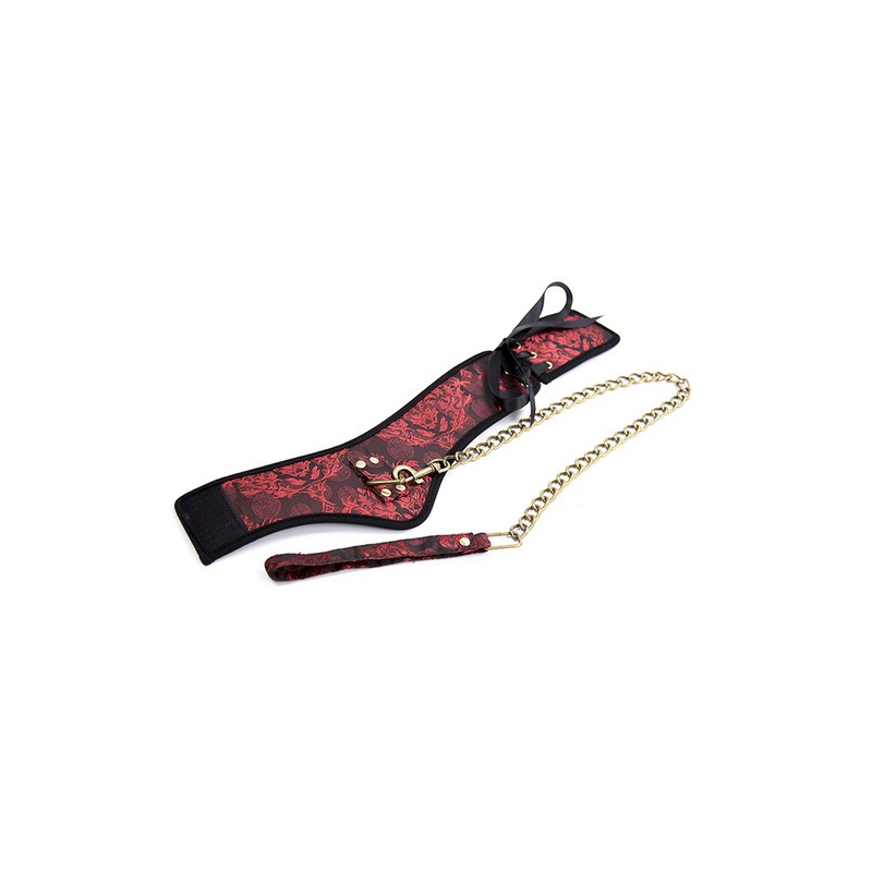 collier laisse scandal rouge 1