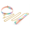 collier laisse sm laser rose
