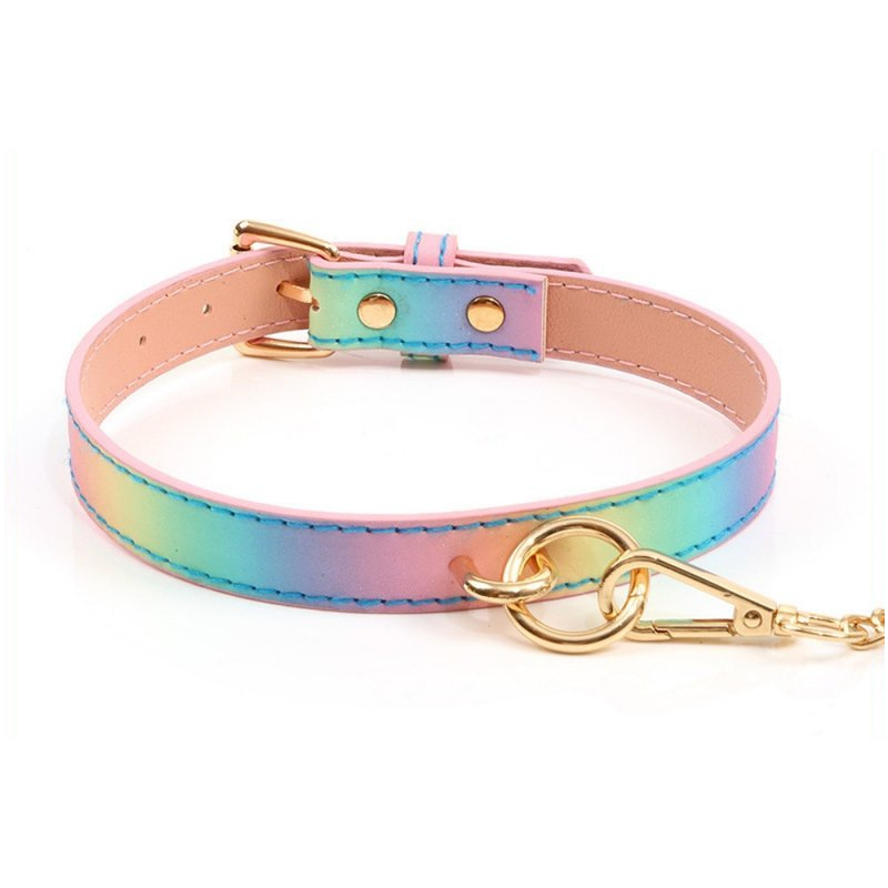 collier laisse sm laser rose 1 2