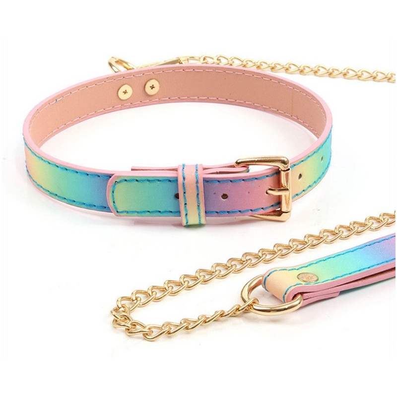 collier laisse sm laser rose 1 7