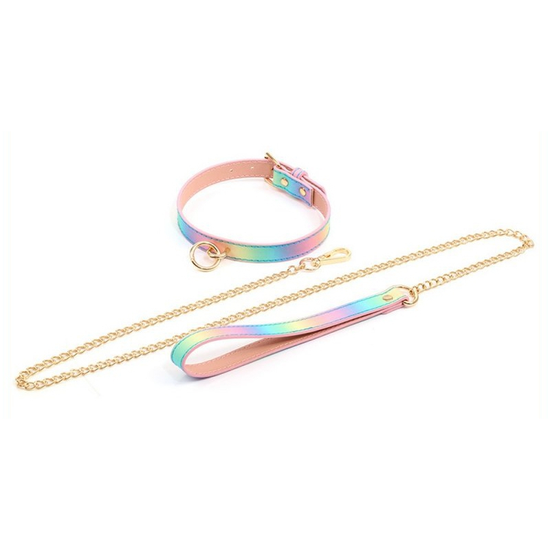 collier laisse sm laser rose 1 9