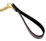 collier laisse snakine noir rose 4