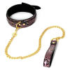 collier laisse snakine noir rose 5