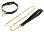 collier laisse tee ring noir