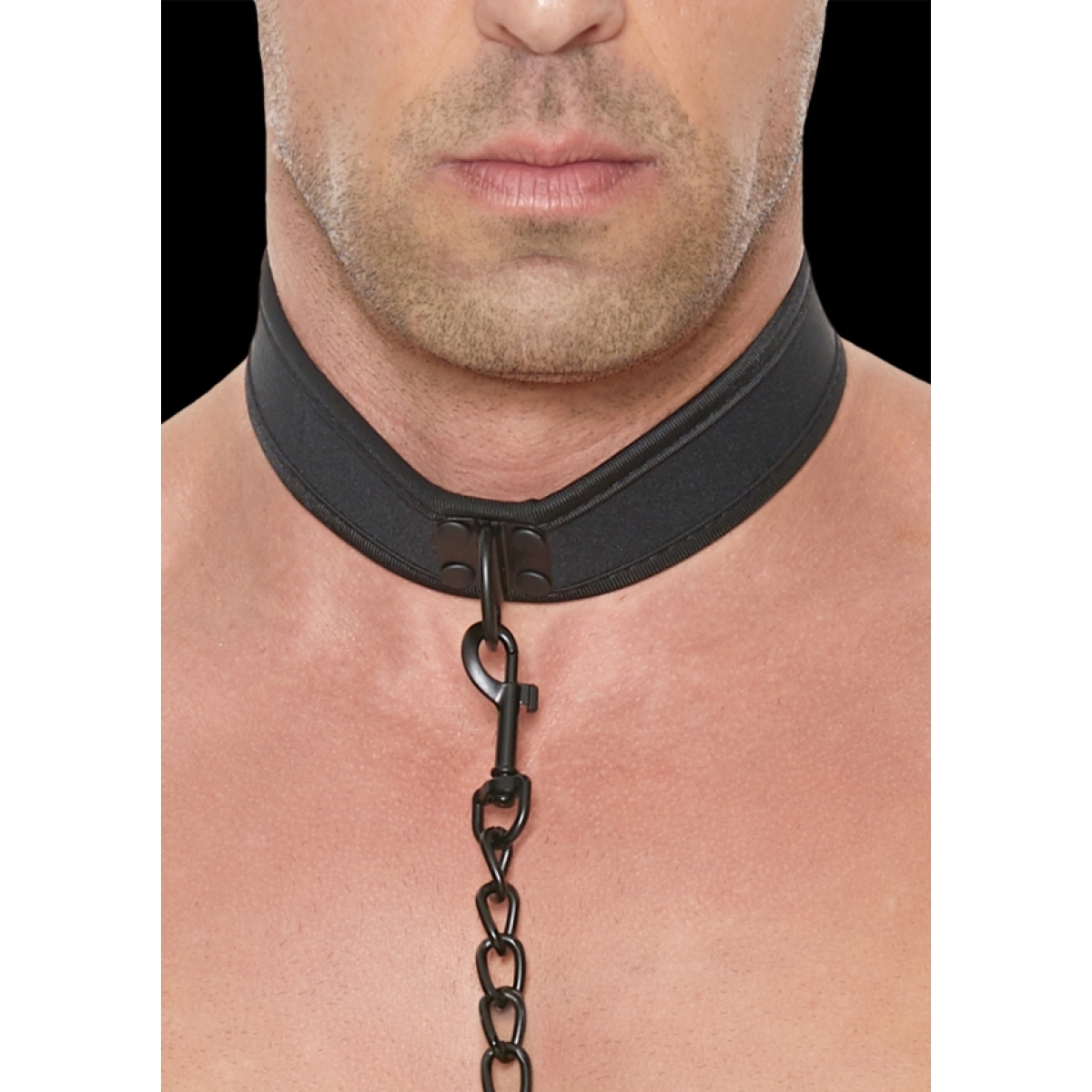 collier neoprene ouch puppy noir 2