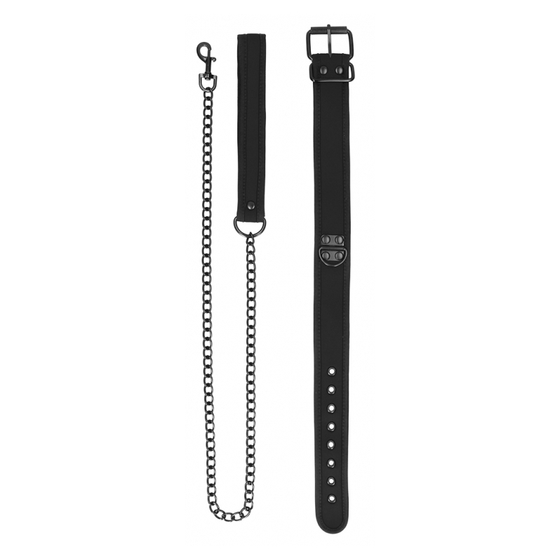 collier neoprene ouch puppy noir 3