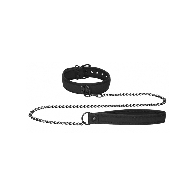 collier neoprene ouch puppy noir