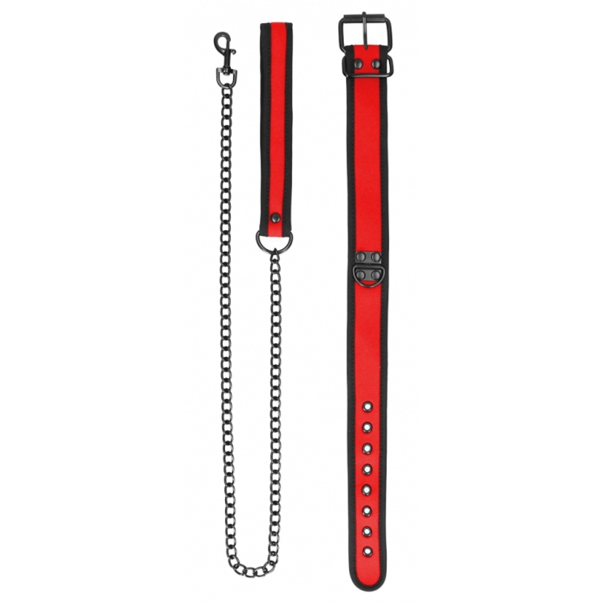 collier neoprene ouch puppy rouge 2