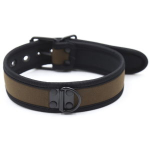 collier neoprene simply puppy marron