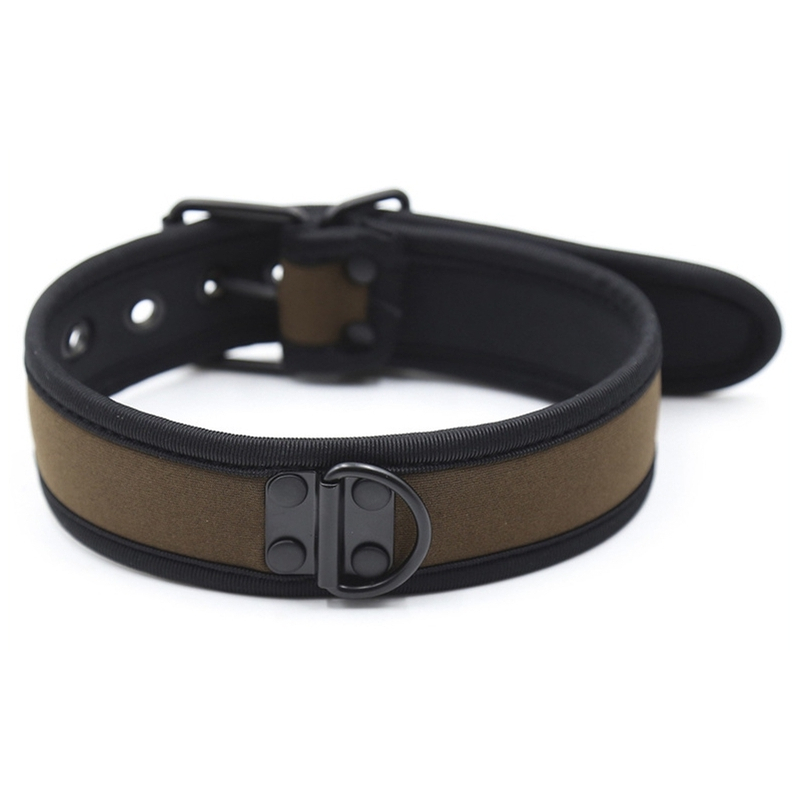 collier neoprene simply puppy marron