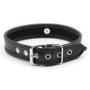 collier o ring simili noir 1