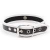 collier o ring simili noir blanc 1