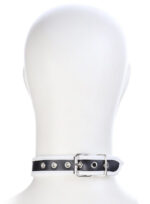 collier o ring simili noir blanc 3