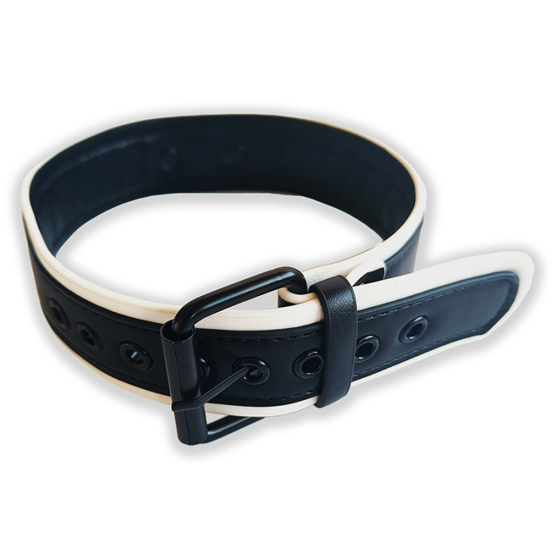 collier puppy collar noir blanc 1