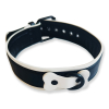 collier puppy collar noir blanc