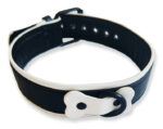 collier puppy collar noir blanc